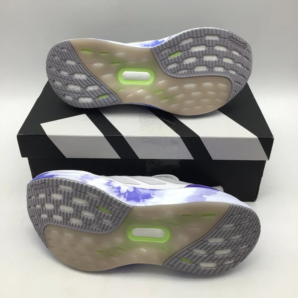 Adidas Ultraboost 5X Mens Running Shoes‎ White Blue Purple JI1516 Size 7.5 NEW